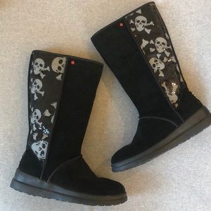 UGG Sequin Skull Tall Boot - NWOT